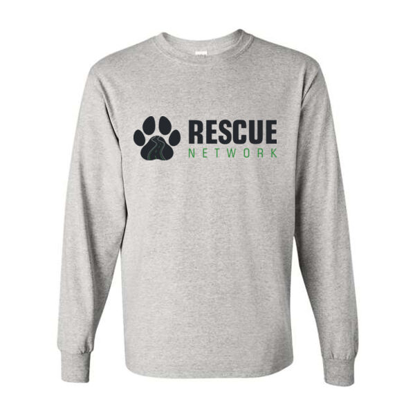 Gildan - Heavy Cotton™ Long Sleeve T-Shirt - Printed Logo Thumbnail